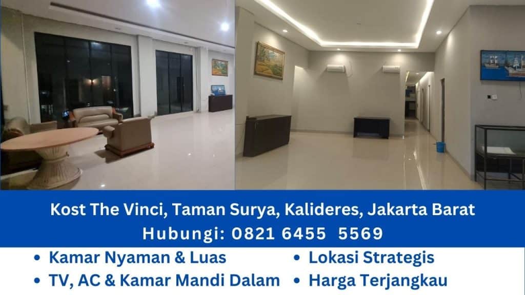 Kost di Citra Garden, AC, WC Dalam, Harga Satu Jutaan