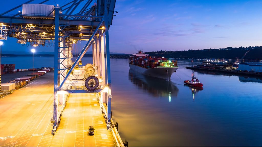 Kota Pelabuhan Tacoma di USA