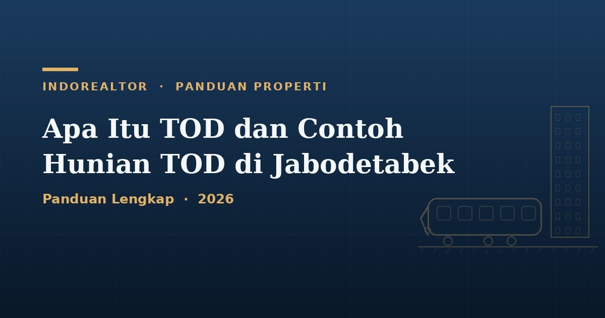 Apa itu TOD dan contoh hunian TOD di Jabodetabek dekat stasiun