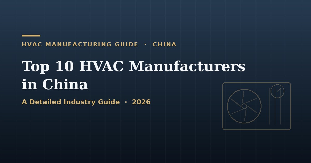 Top 10 HVAC Manufacturers in China: System Giants and Component Specialists Compared Top 10 HVAC manufacturers in China including system giants and component specialists